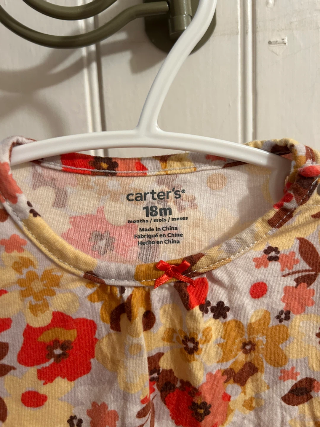 Carter's 18M Floral Bodysuit - photo 2