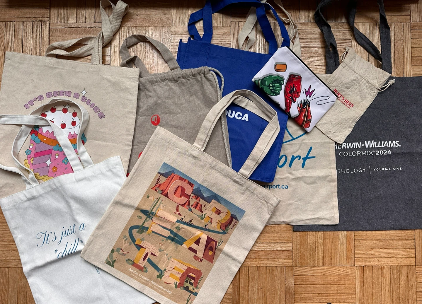Tote Bags and Pouches Bundle