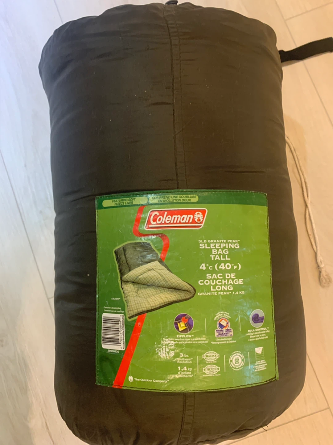 Coleman Granite Peak 4°C Sleeping Bag - Tall