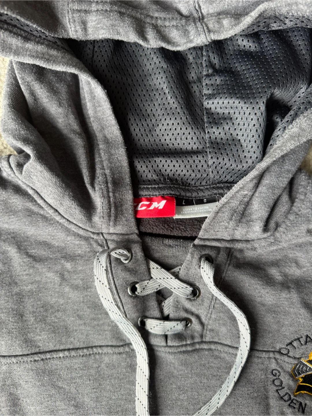 CCM Ottawa West Golden Knights Hoodie - Size L - photo 5