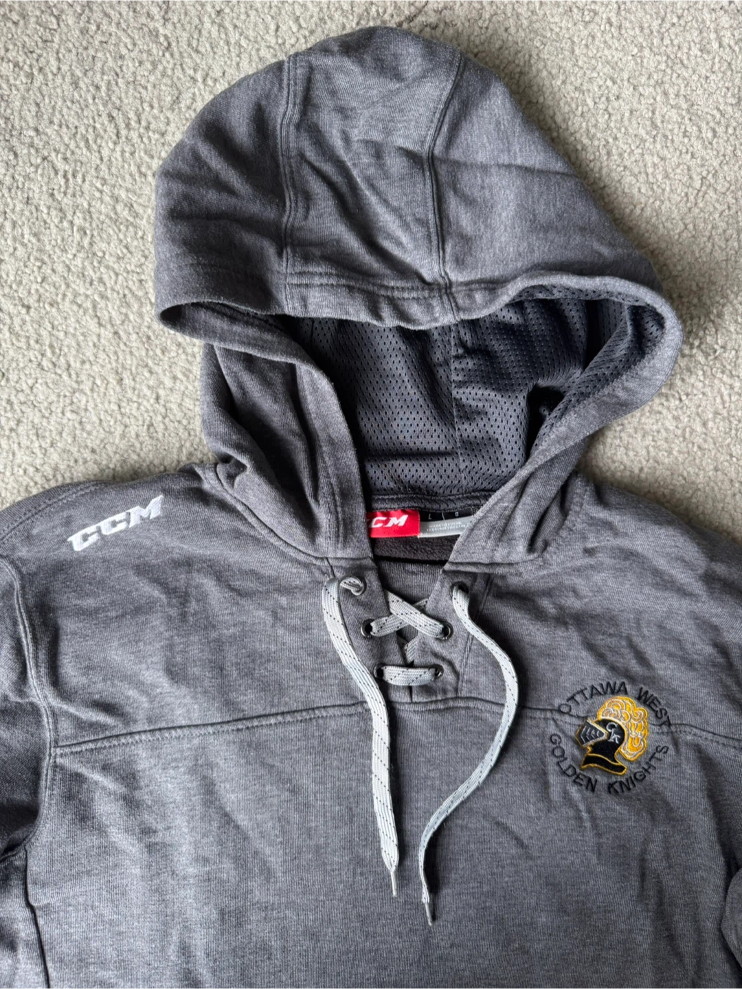 CCM Ottawa West Golden Knights Hoodie - Size L - photo 4