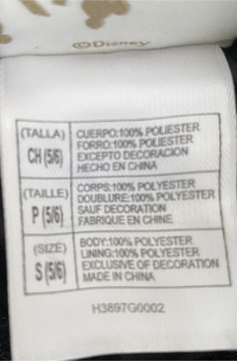 Disney Store Black fluffy Child's Winter Coat, great condition image indicator(6)