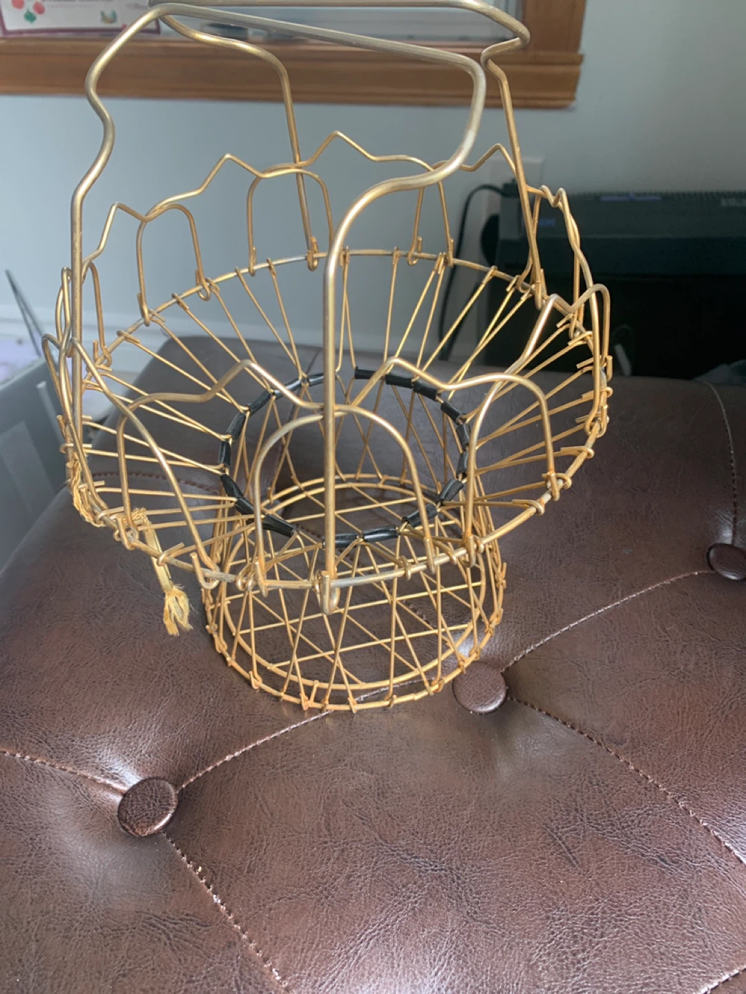 Erdecor Gold Wire Basket - Made in France