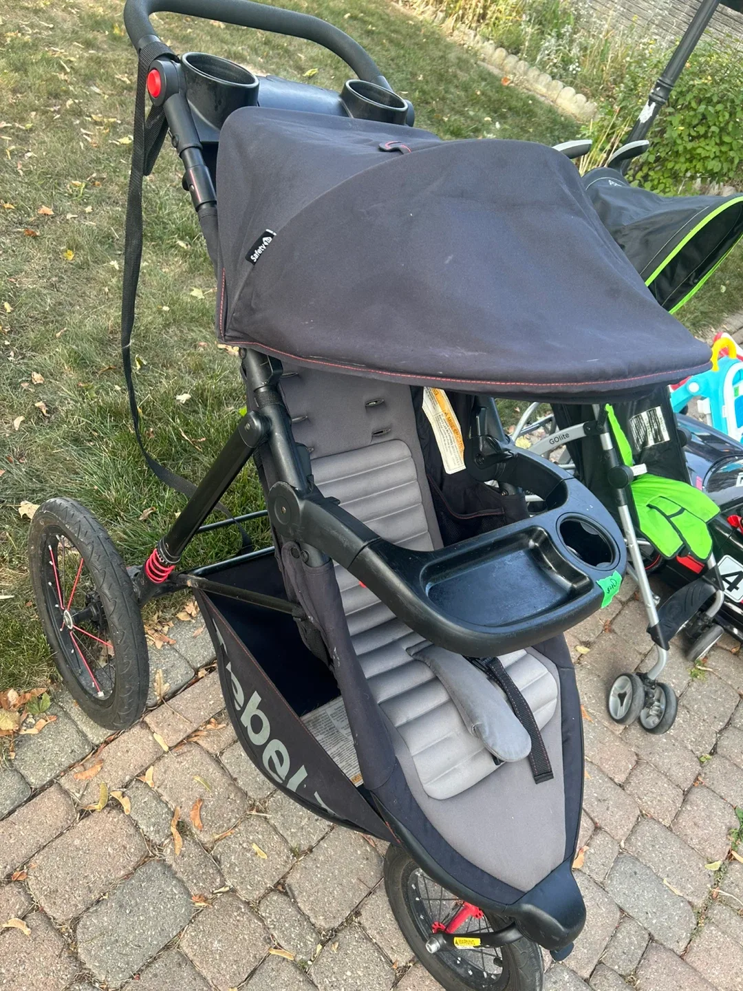 Green & Black Stroller and Jogging stroller image indicator(2)