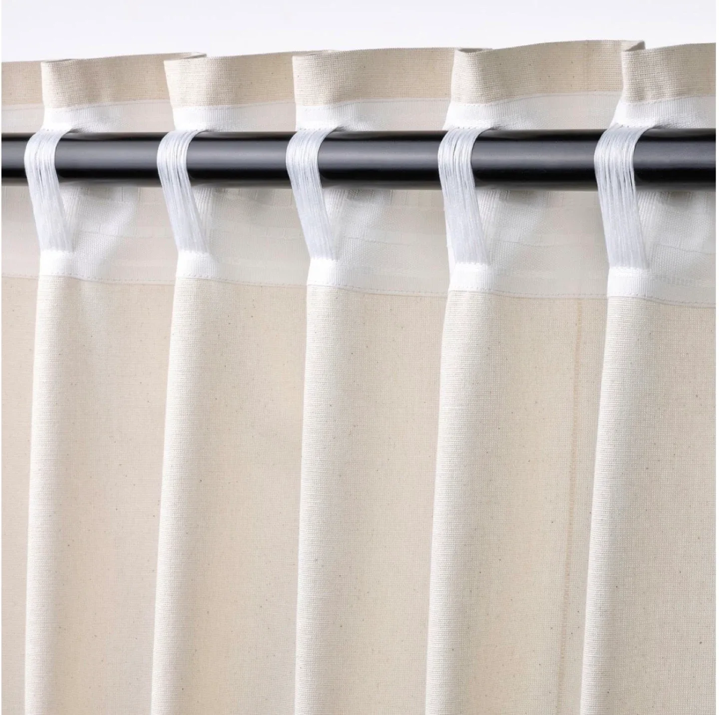 IKEA Lenda Curtains, Off-White, 55x98" image indicator(4)