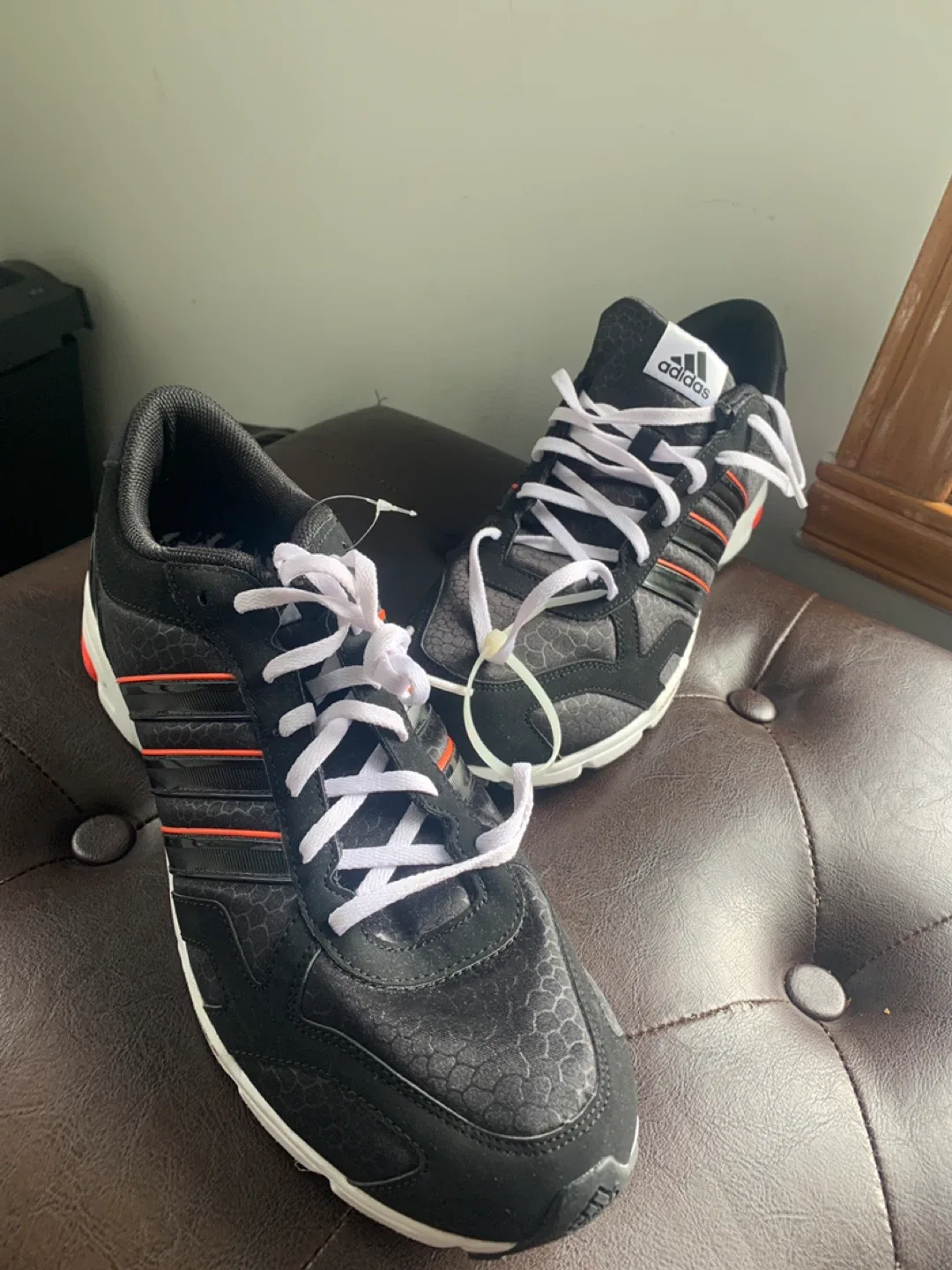 Adidas Adiprene Black Running Shoes - Size 11.5 thumbnail