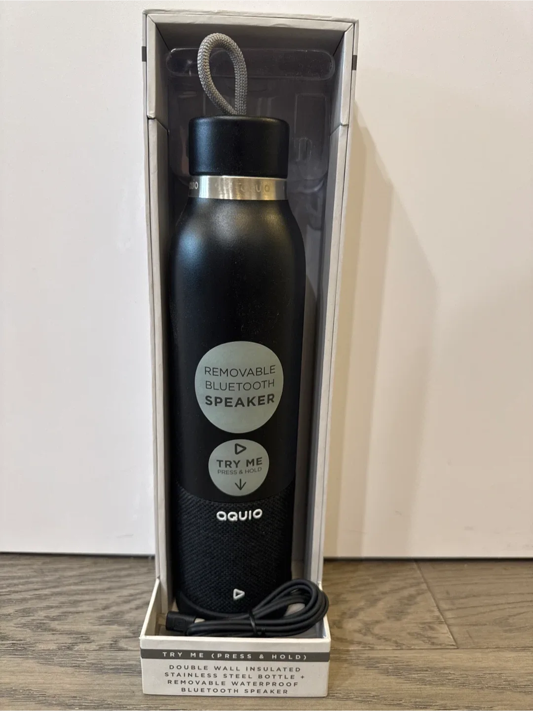 Aquio Hydrate Your Soul Bluetooth Speaker Bottle image indicator(2)