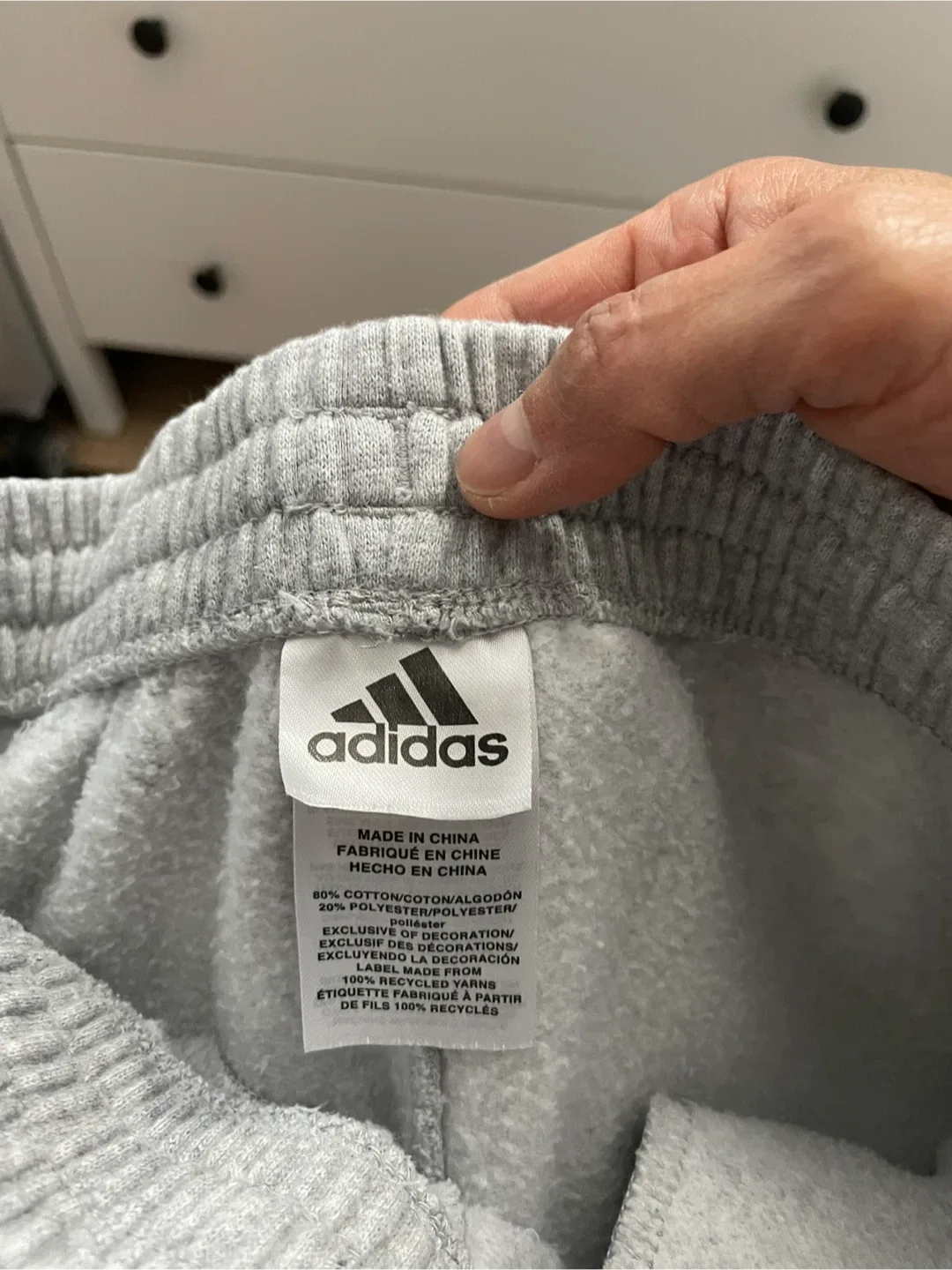 Adidas Sweatpants - Grey, Size M image indicator(3)