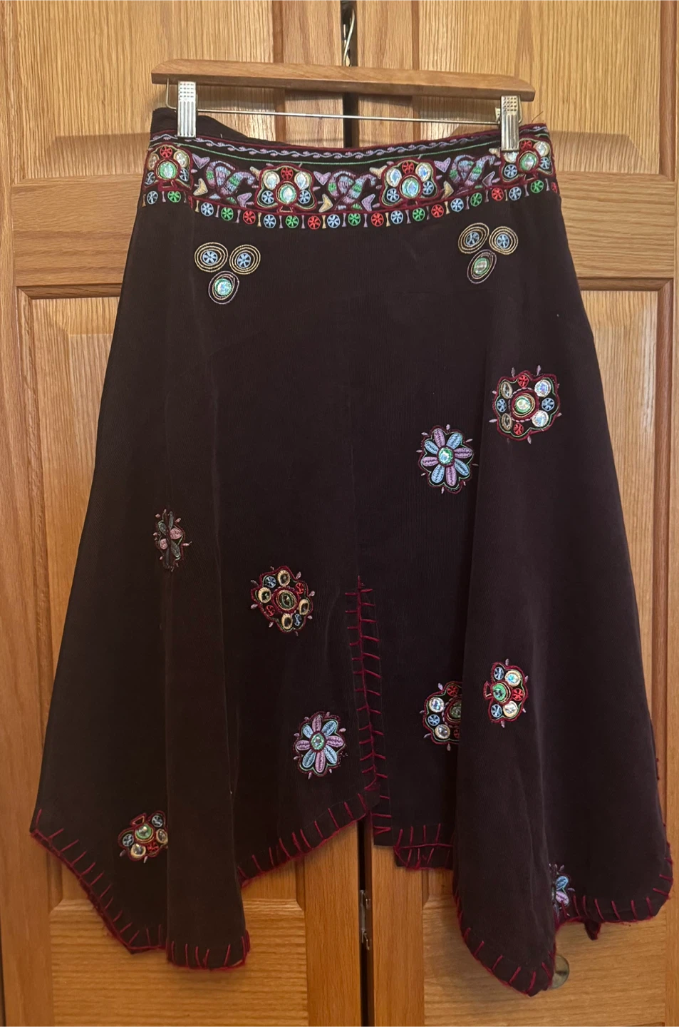 Beau Bois Corduroy Skirt Size S