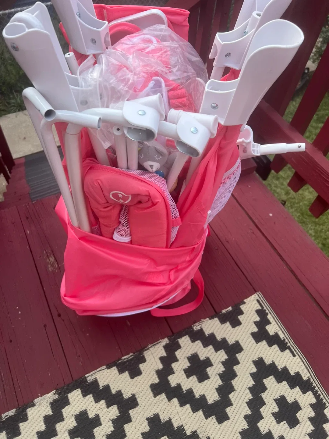 Pink Baby Crib - Like New! Cuna convertible. image indicator(5)