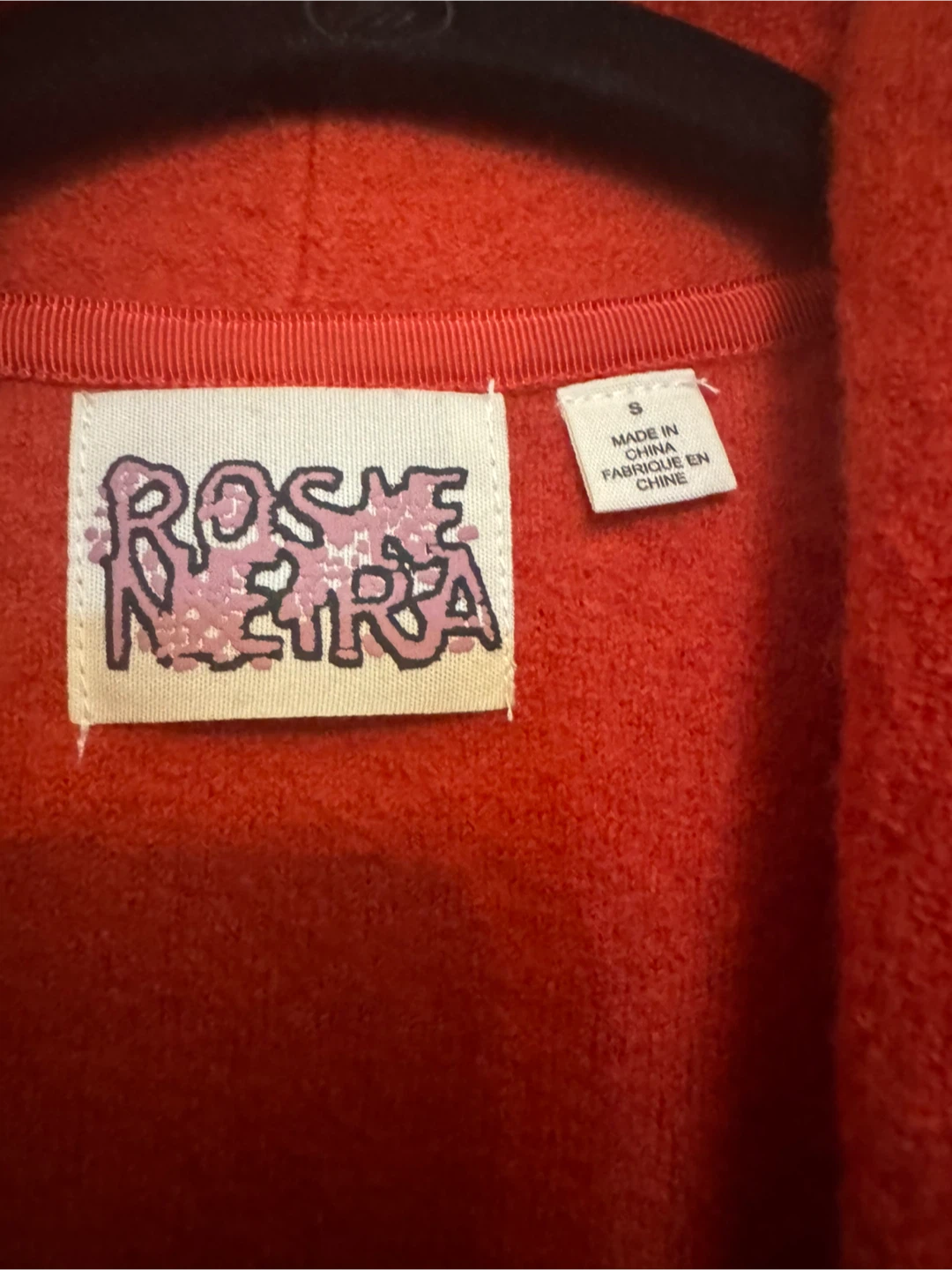 Rosie Neira Burnt Orange Wool Blend Jacket - Size S - photo 2