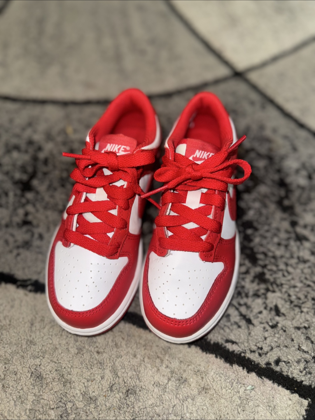 Nike Dunk Low Toddler Red/ Black Jordan
