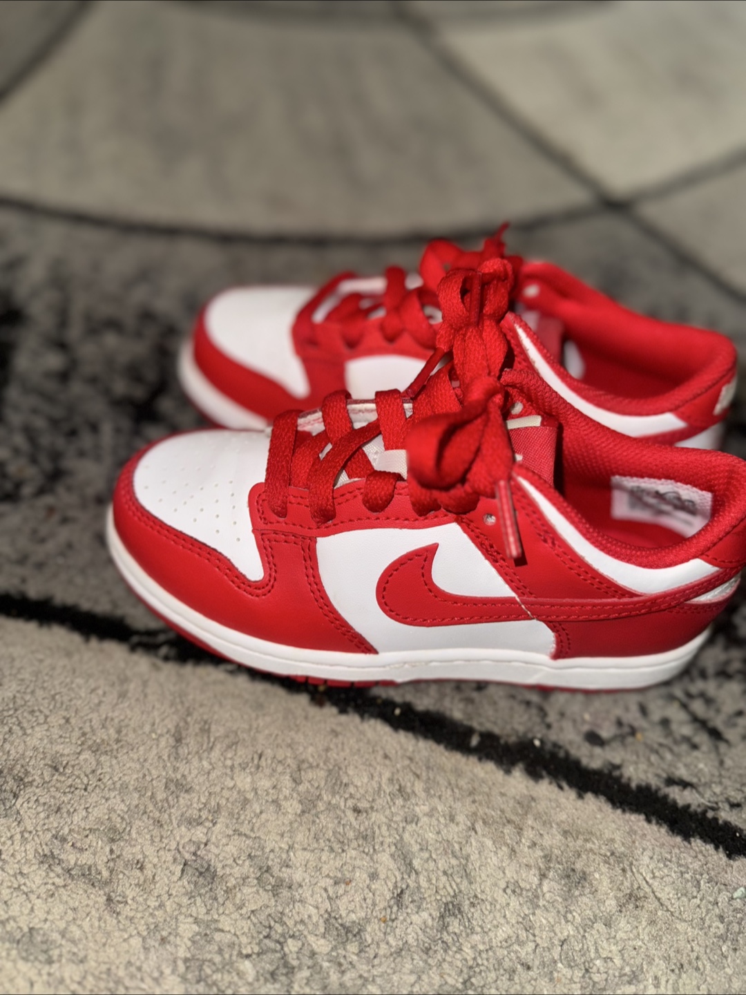 Nike Dunk Low Toddler Red/ Black Jordan - photo 2