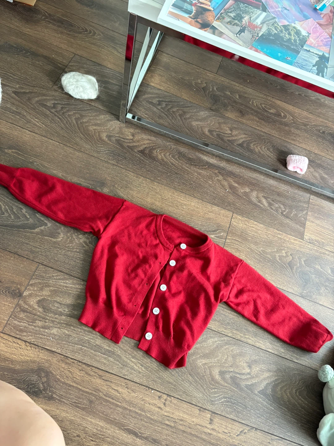 Cozy Red Cardigan