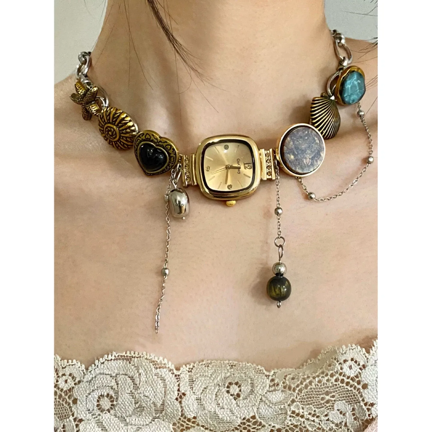Brand new Vintage Watch Necklace thumbnail