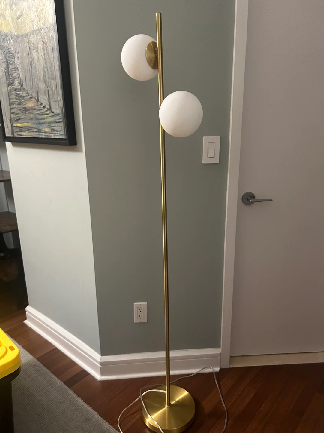 Gold Globe Floor Lamp - photo 4