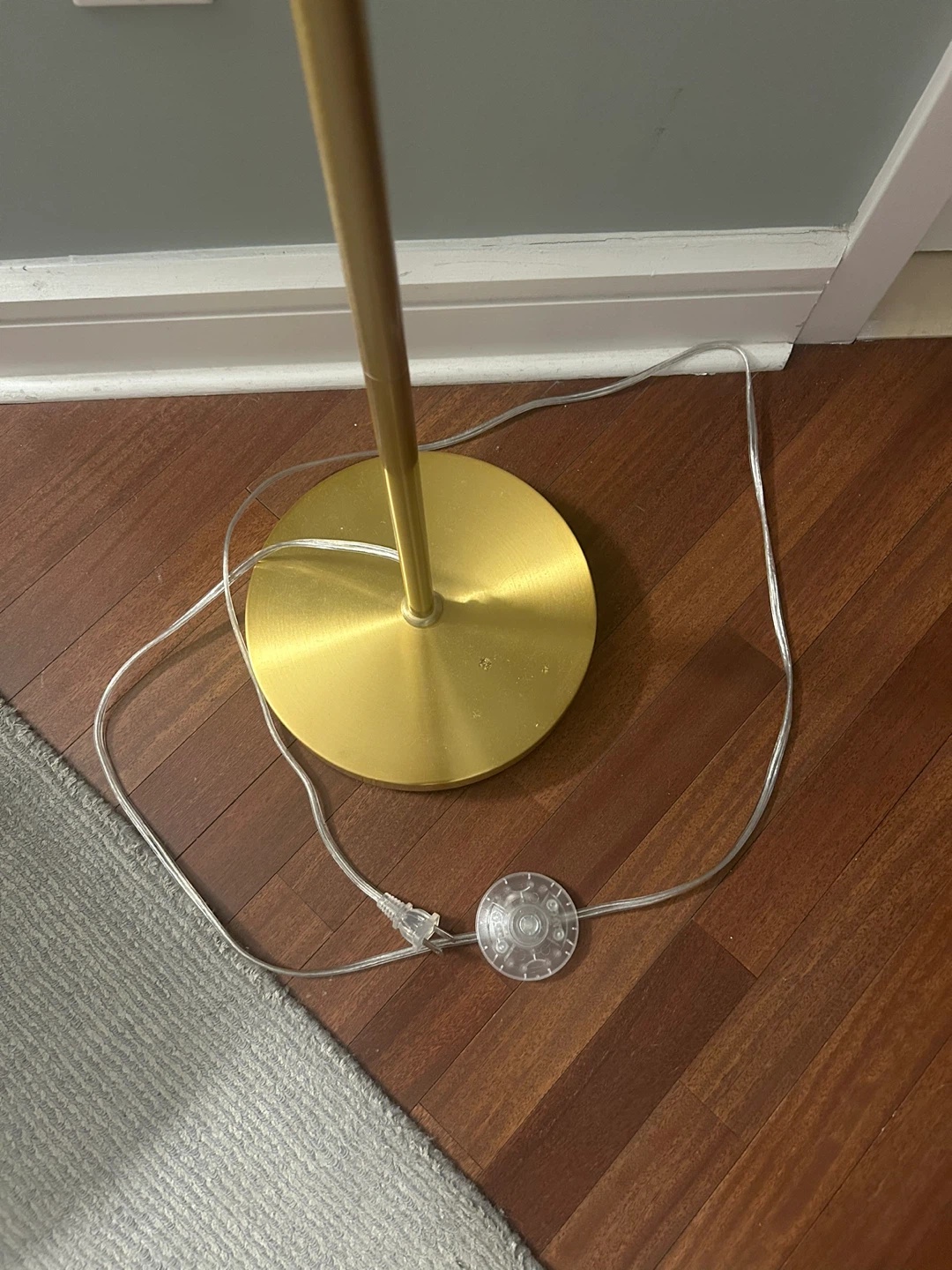 Gold Globe Floor Lamp - photo 3