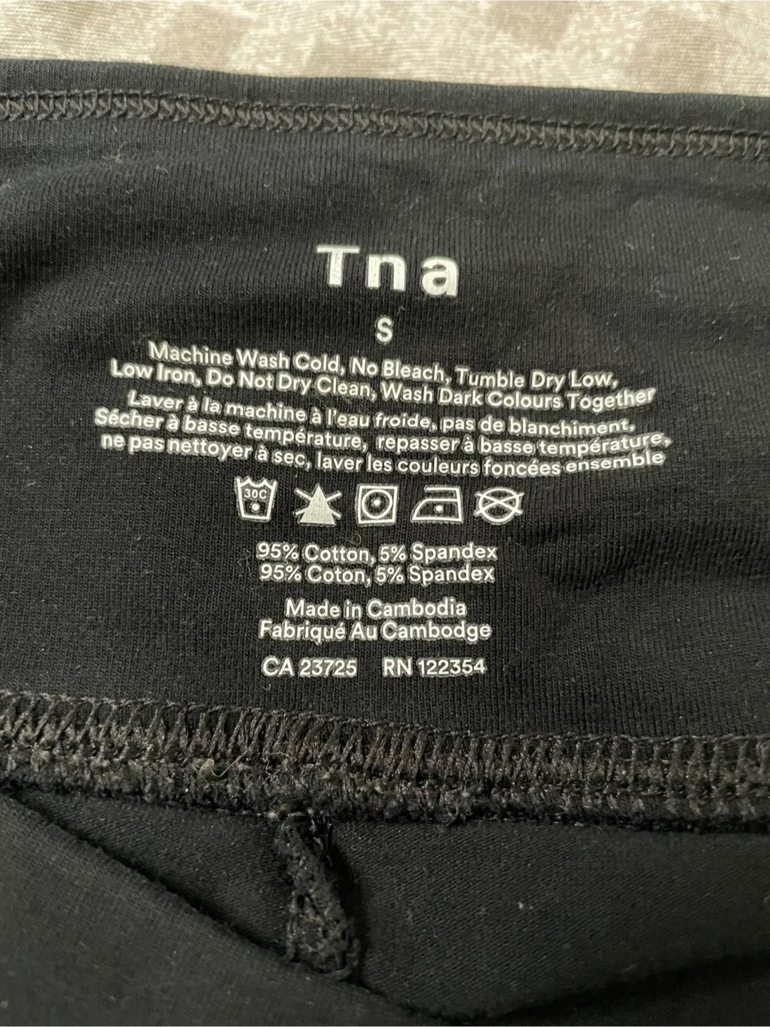 TNA Black Leggings - Size Small image indicator(2)