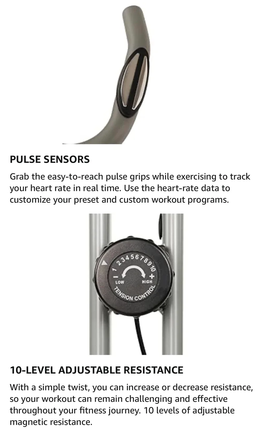 Sunny Health & Fitness Foldable SF-B2721 Exercise Bike image indicator(5)