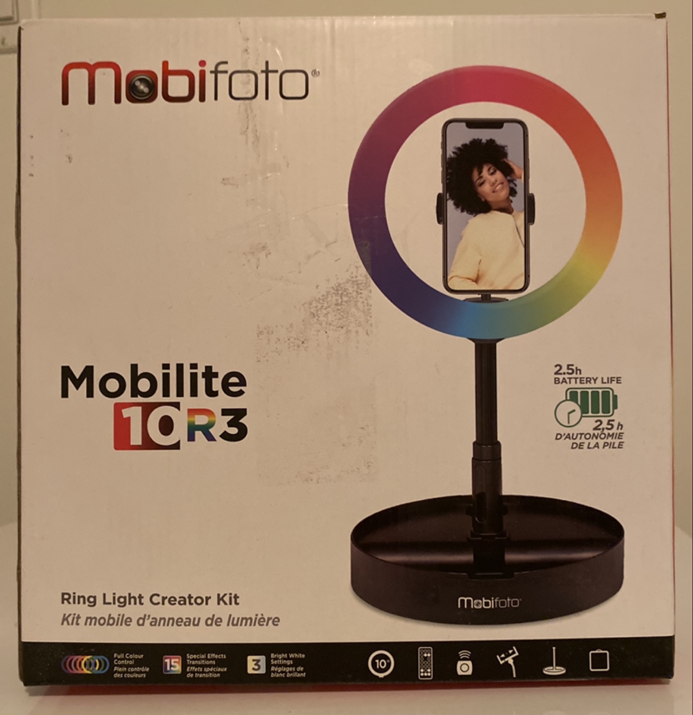 Mobifoto Mobilite 10R3 Ring Light Creator Kit