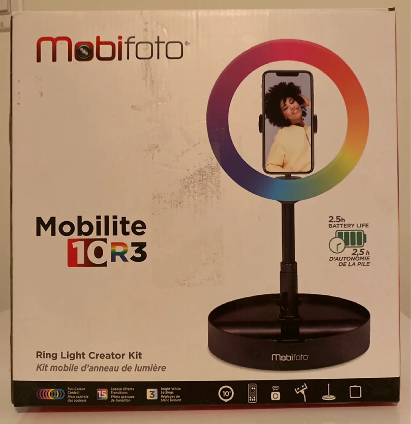 Mobifoto Mobilite 10R3 Ring Light Creator Kit thumbnail