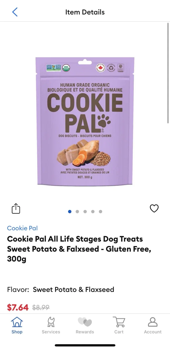 New Cookie Pal - Organic Gluten Free Dog Treats image indicator(3)