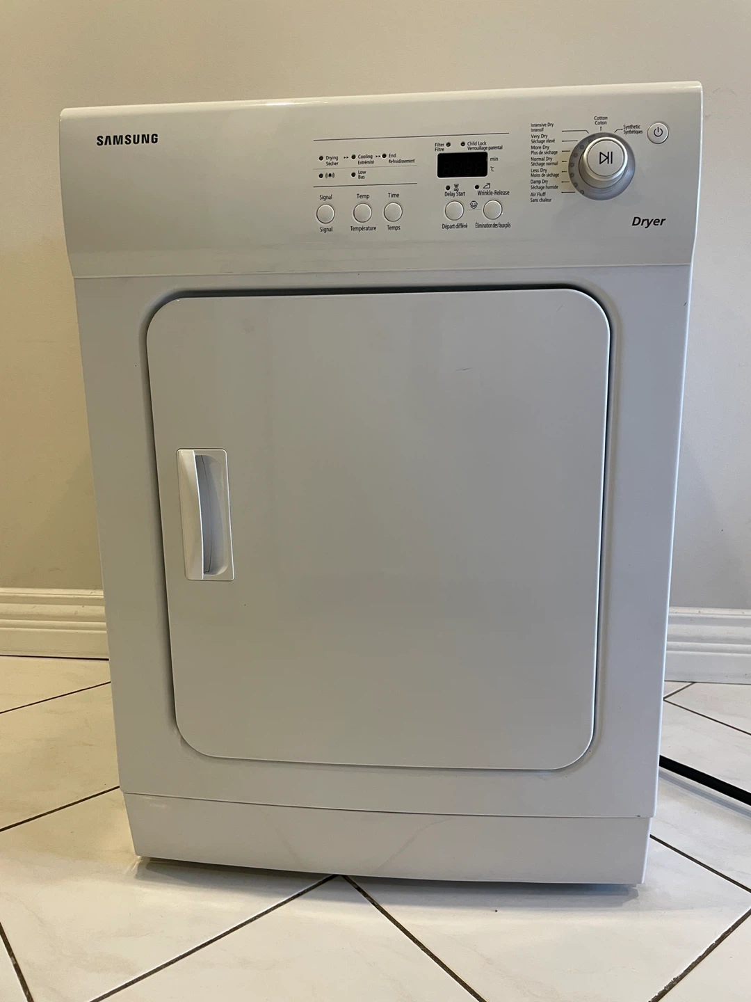 Samsung Dryer 24 inch - DV665JW/XAC