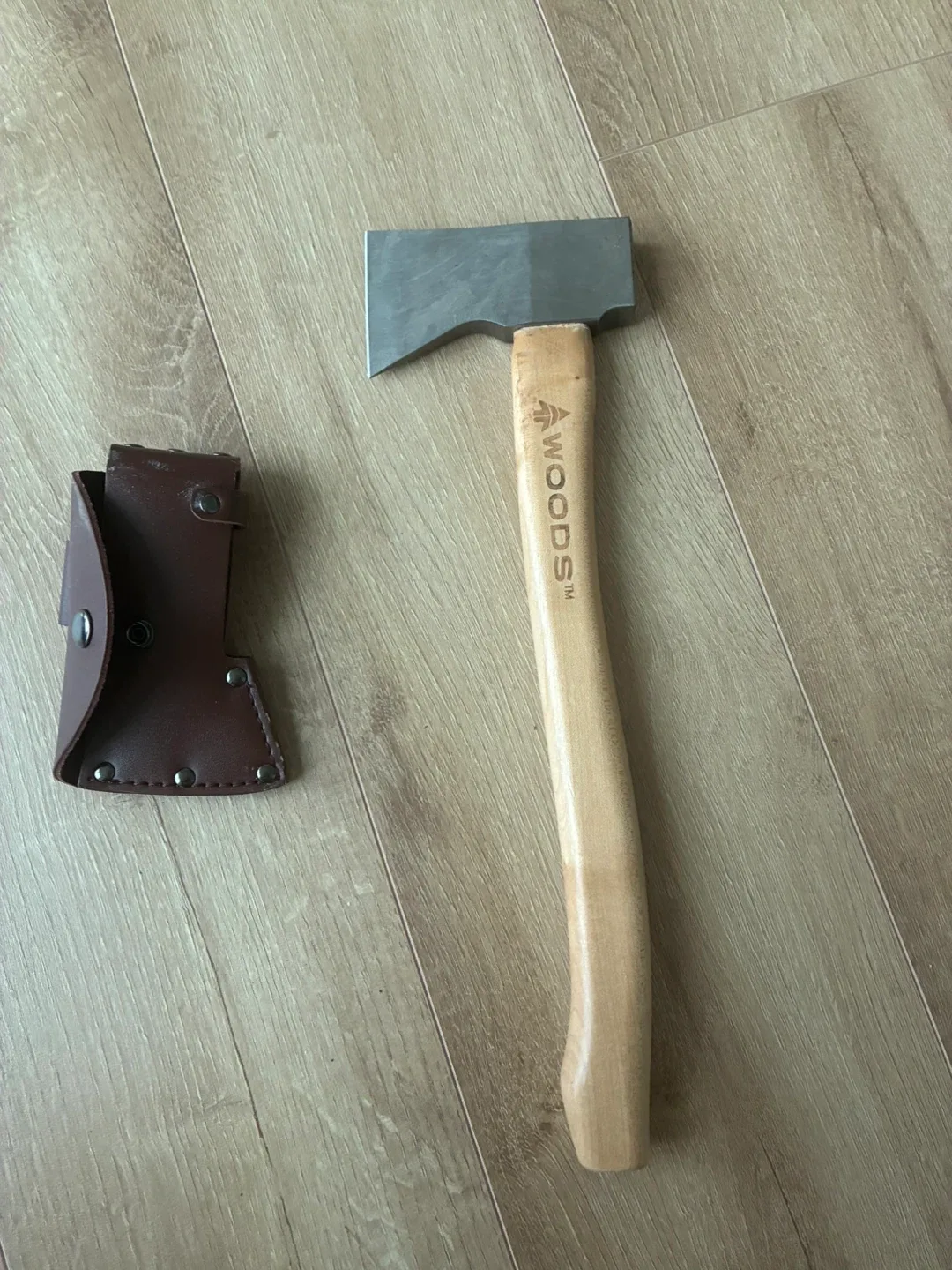 Woods Axe with Leather Sheath thumbnail