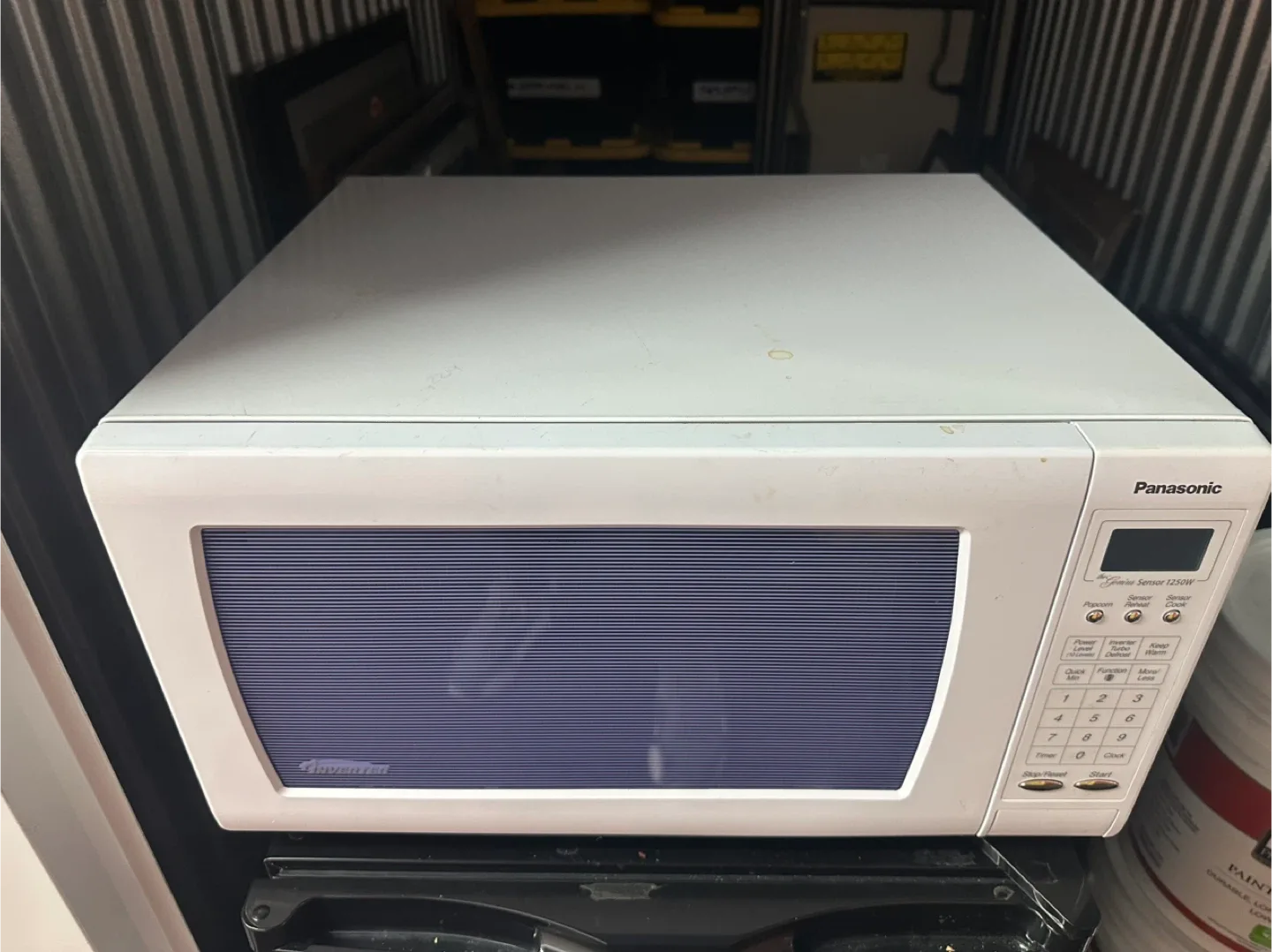 Bronxville storage sale! Panasonic Microwave #freecycle thumbnail