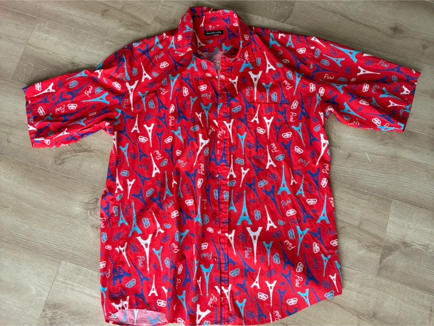 Balenciaga Red Shirt - Size M thumbnail