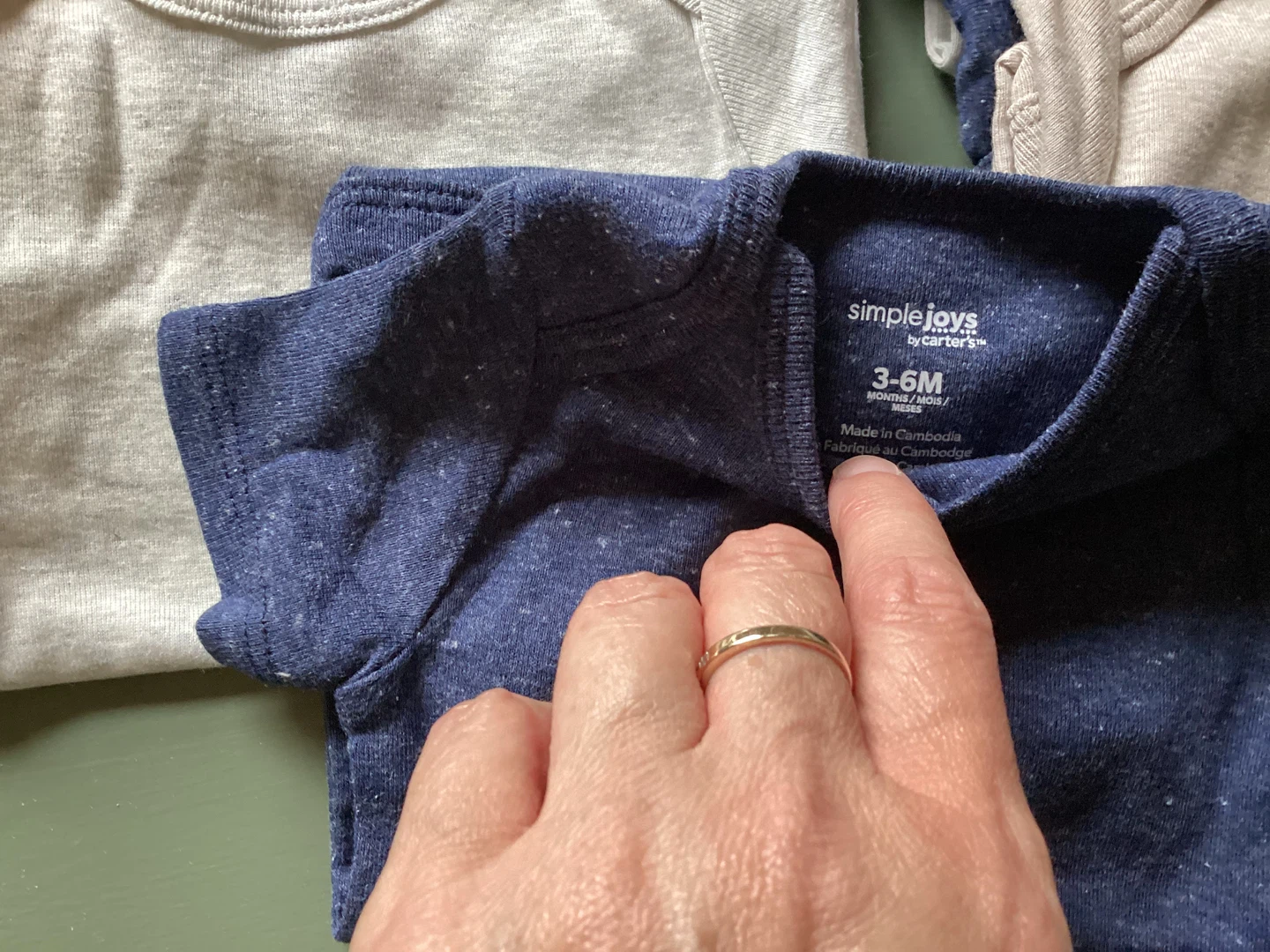 7 Short Sleeve Baby Onesies 3 to 6 Months - photo 4