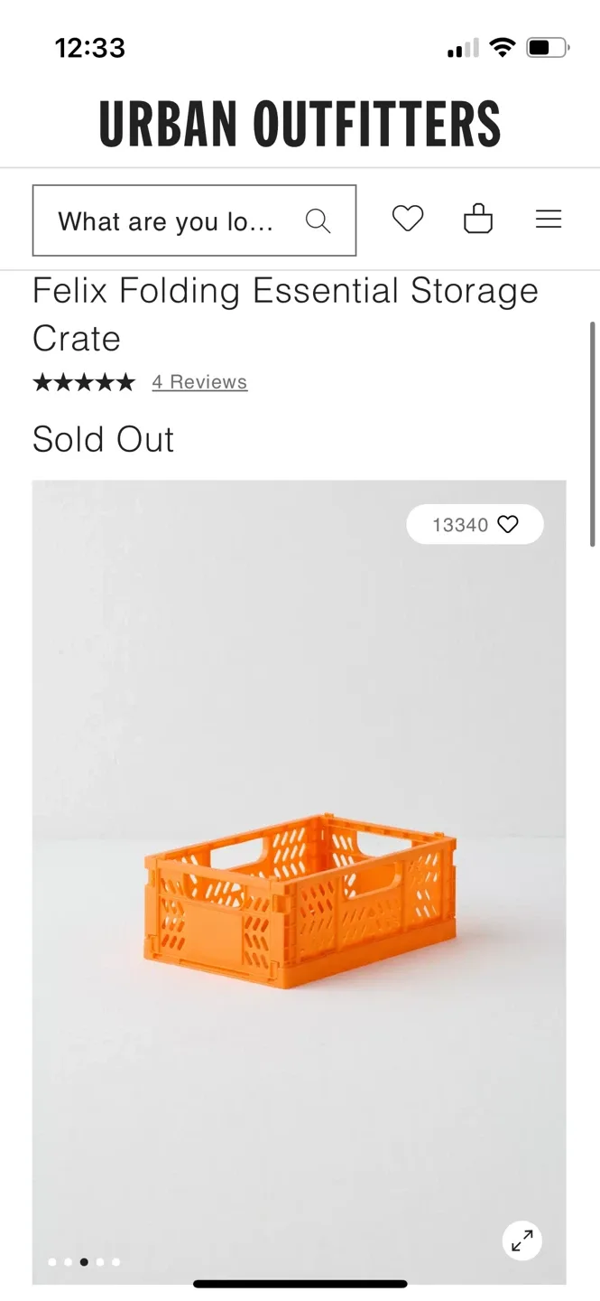 Folding Crate in Lavender image indicator(9)