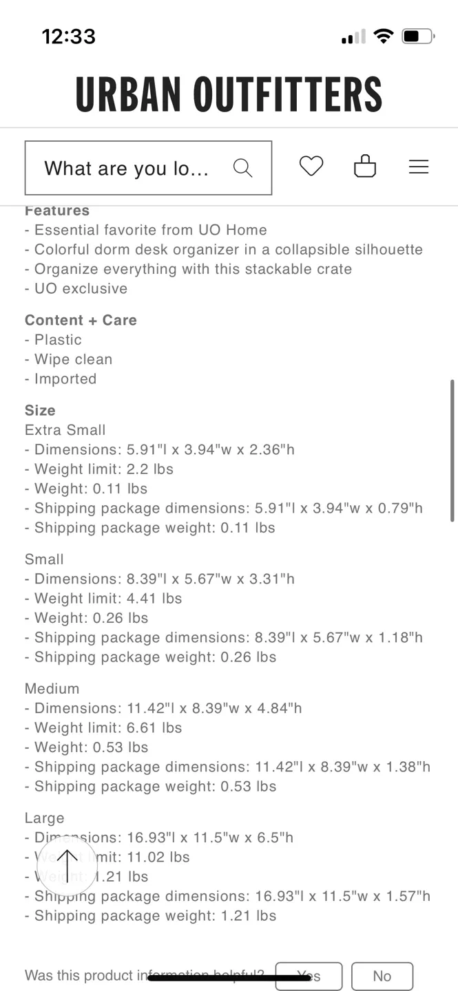 Folding Crate in Lavender image indicator(10)