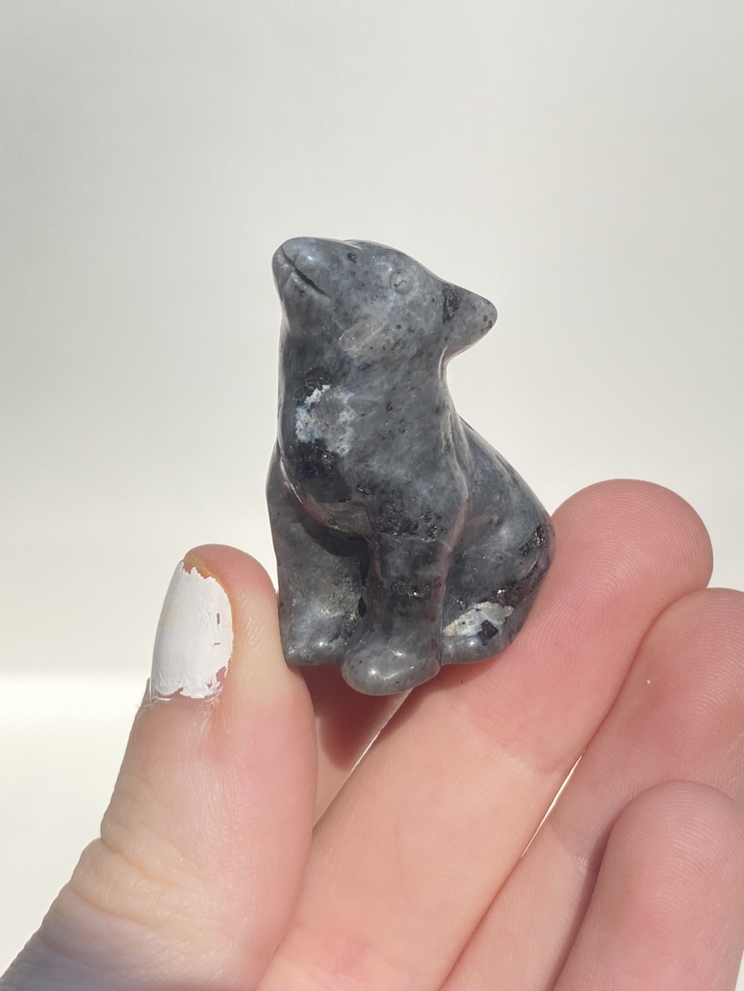 Larvikite Wolf - photo 3