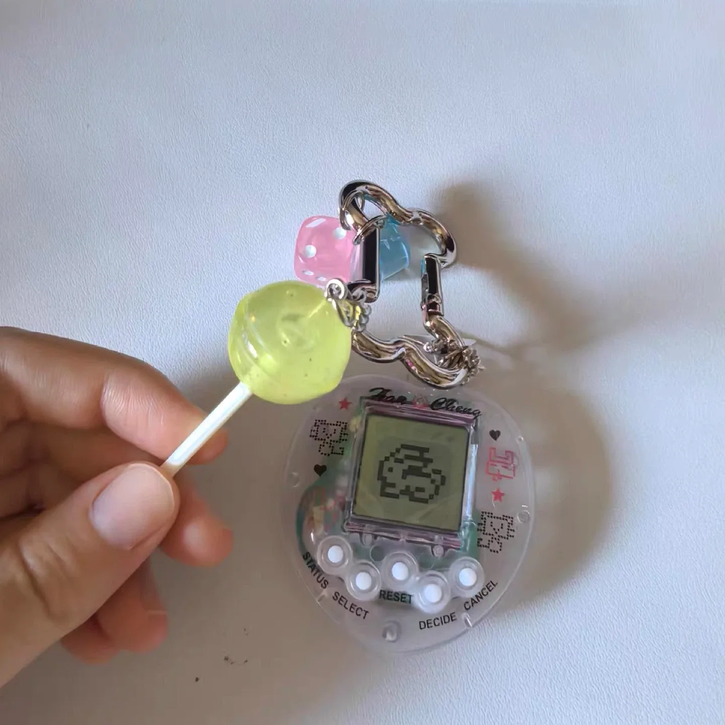 Brand new Y2K virtual pet bag charm image indicator(2)