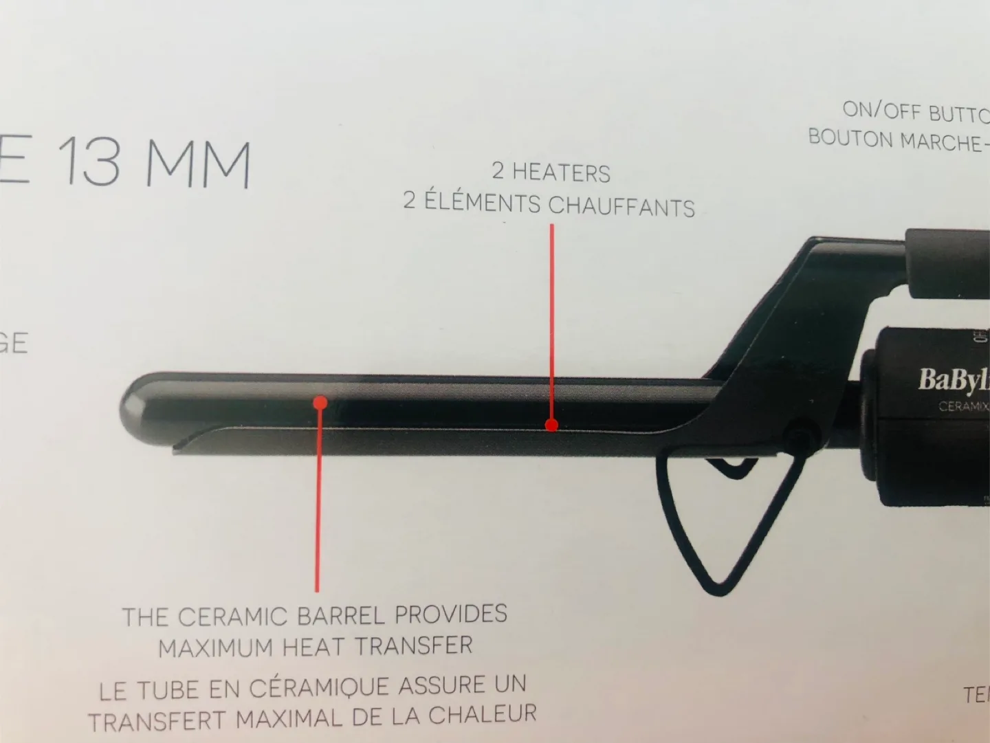 NEW BaBylissPRO Ceramix Xtreme 1/2" Curling Iron - New image indicator(2)