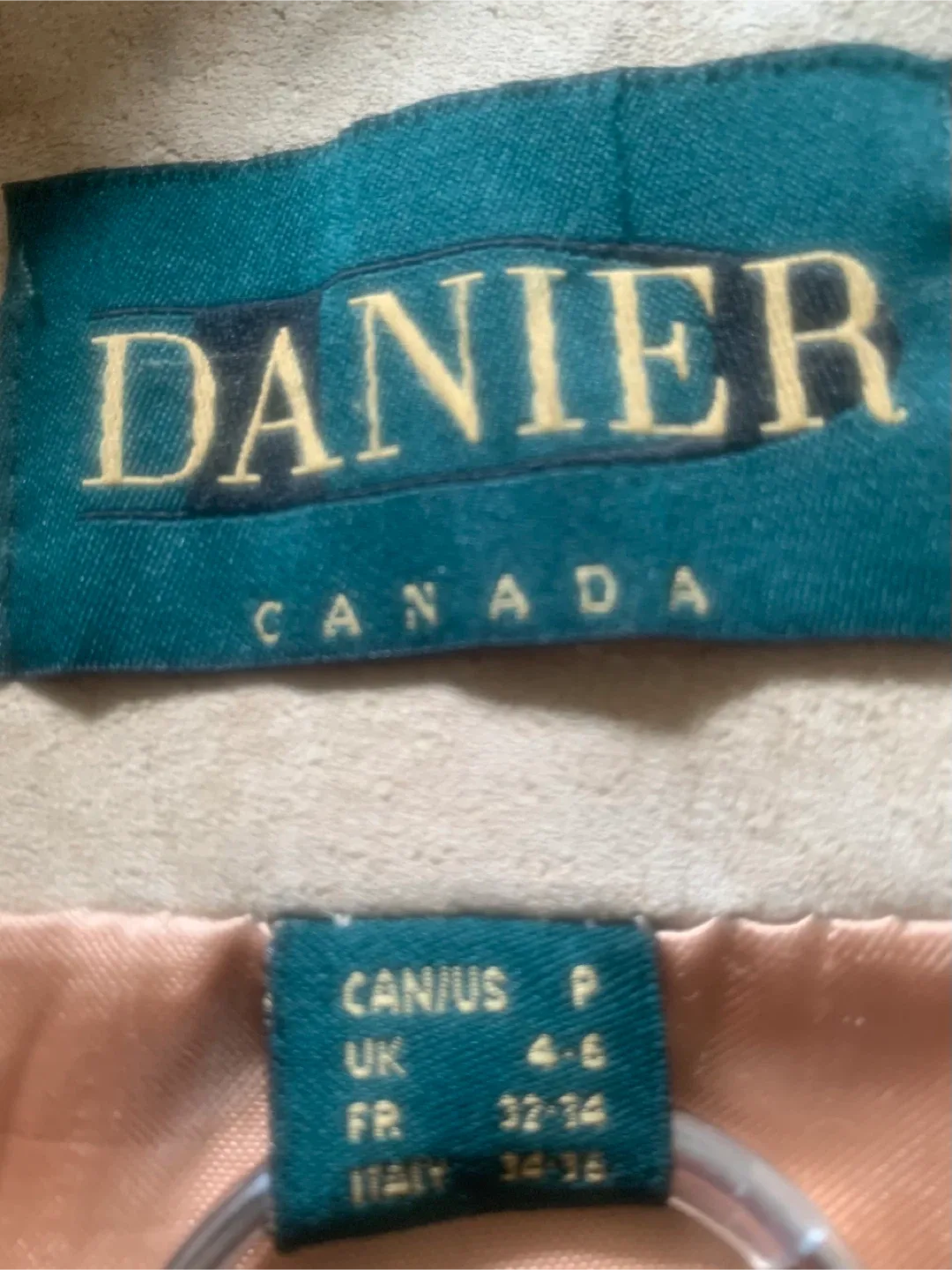 Danier Suede Leather Jacket - Size S image indicator(4)