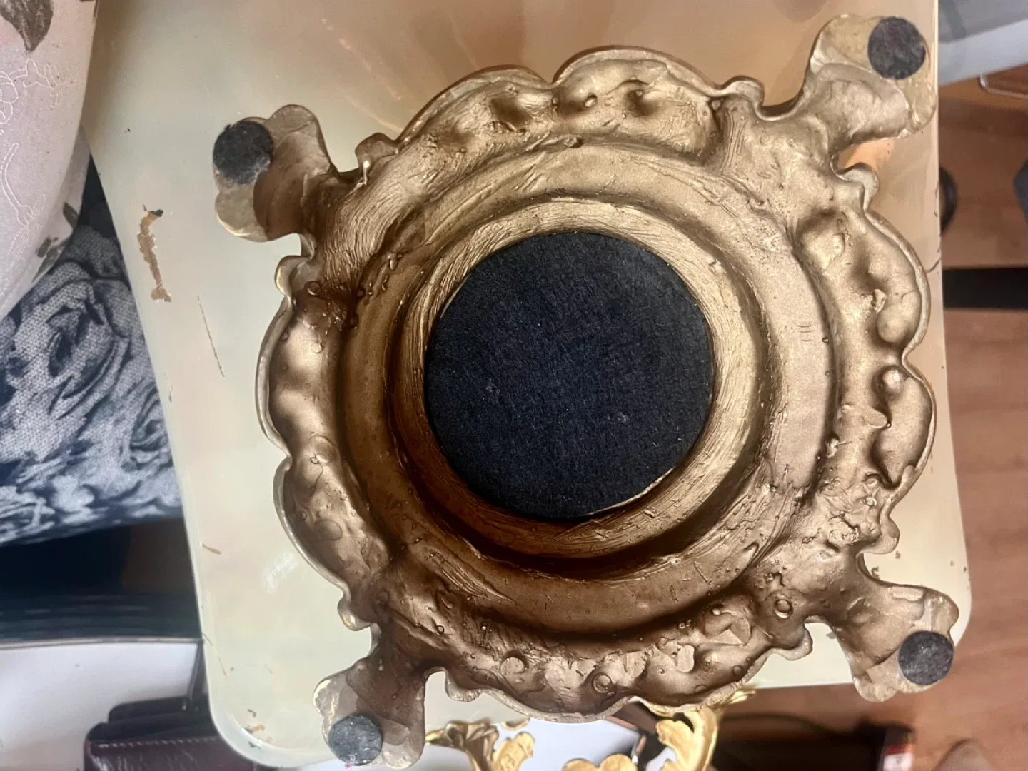 Vintage Decorative Glass Tray with Handles image indicator(6)