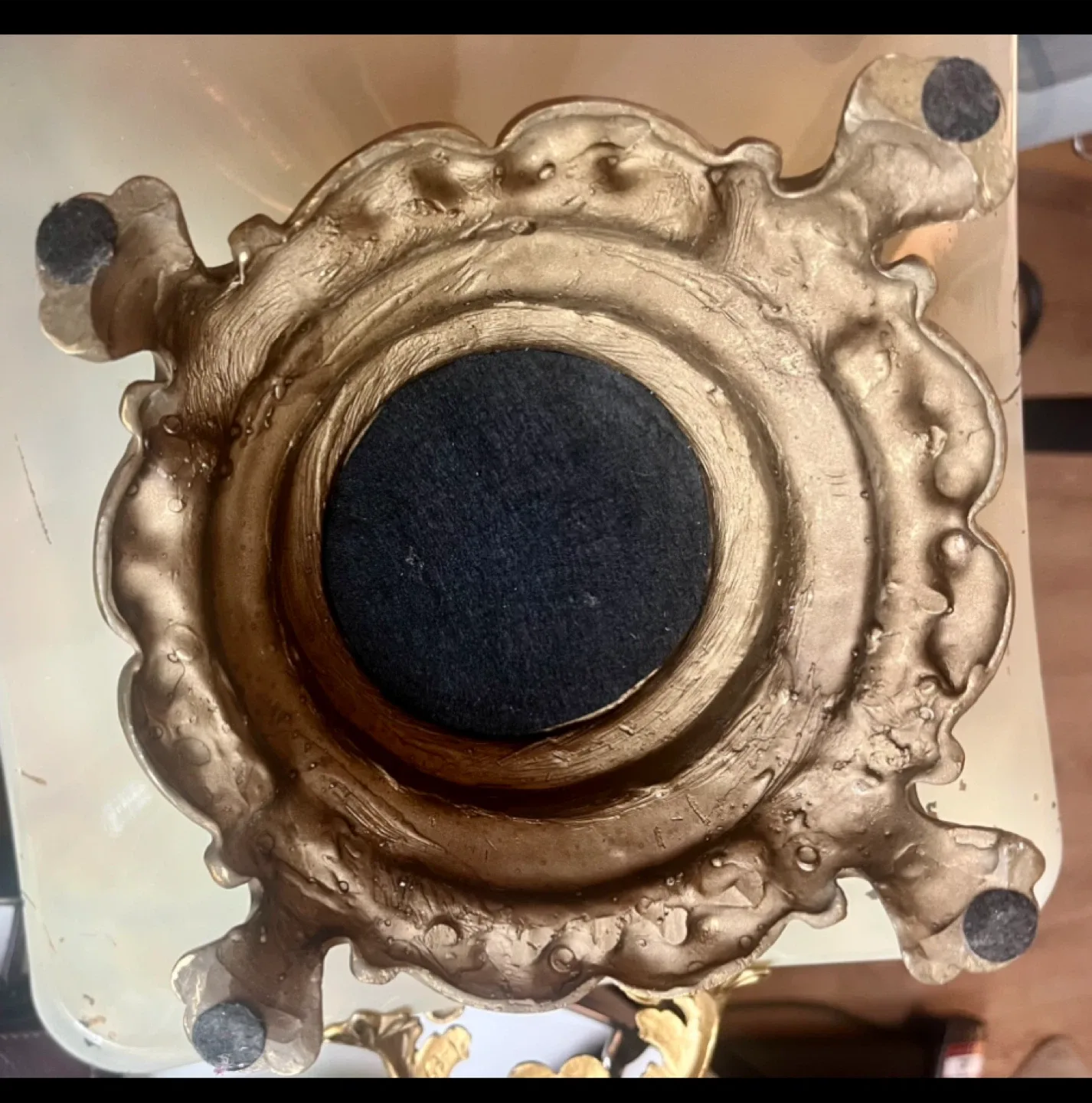 Vintage Decorative Glass Tray with Handles image indicator(4)