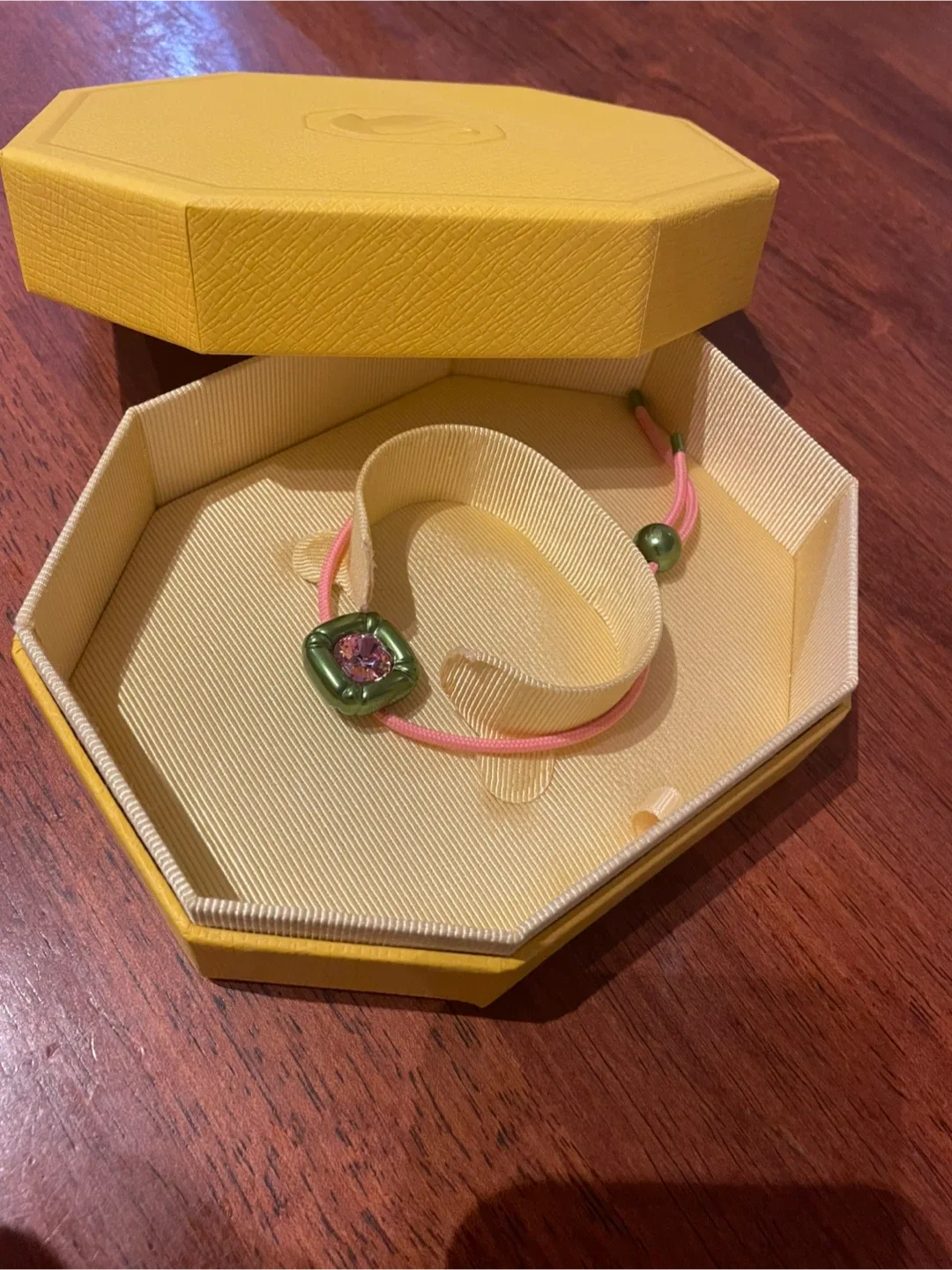 Swarovski Lucent Bracelet, Pink & Green, with Box image indicator(3)