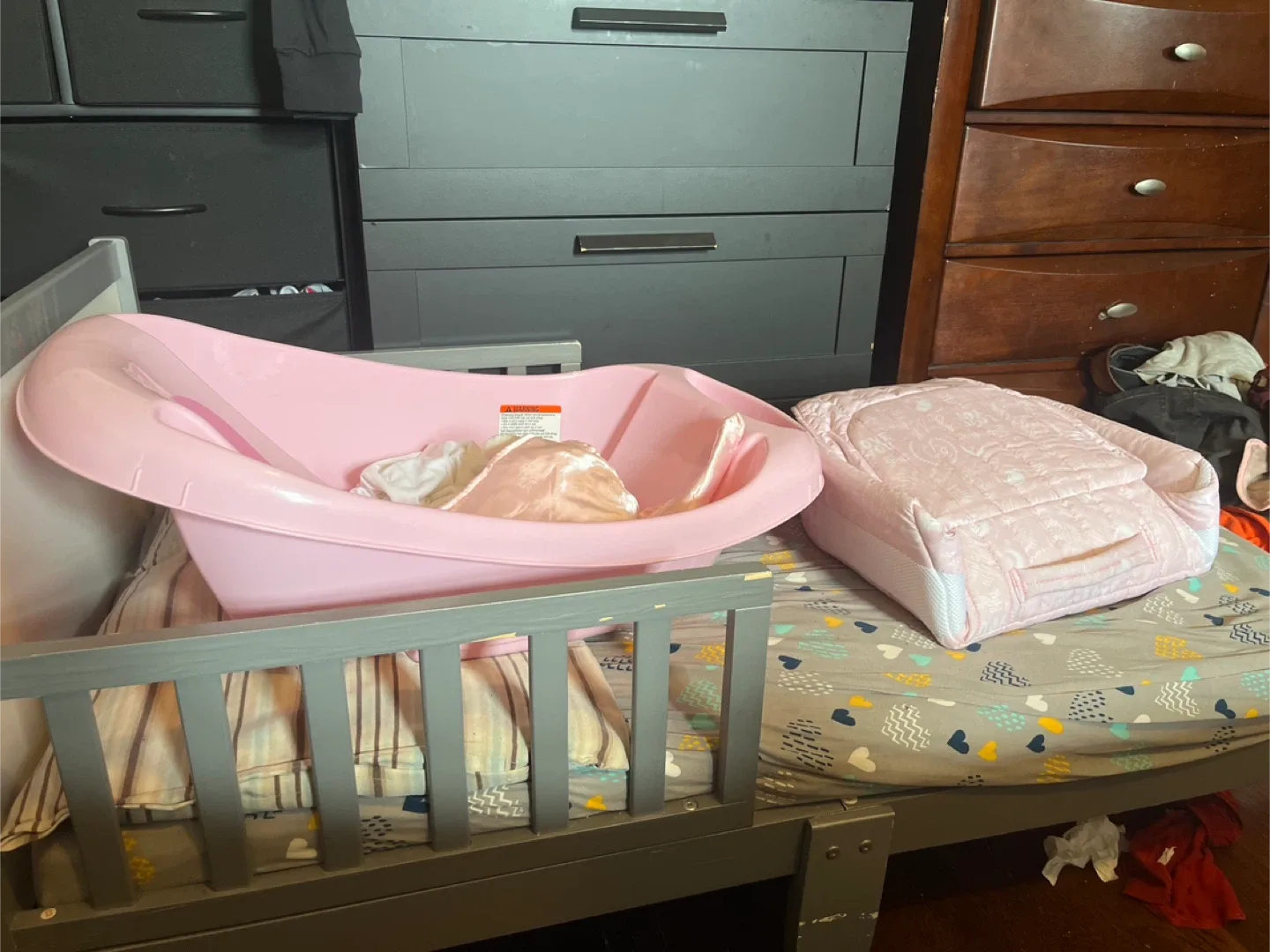 Pink Baby Bathtub and Lounger thumbnail