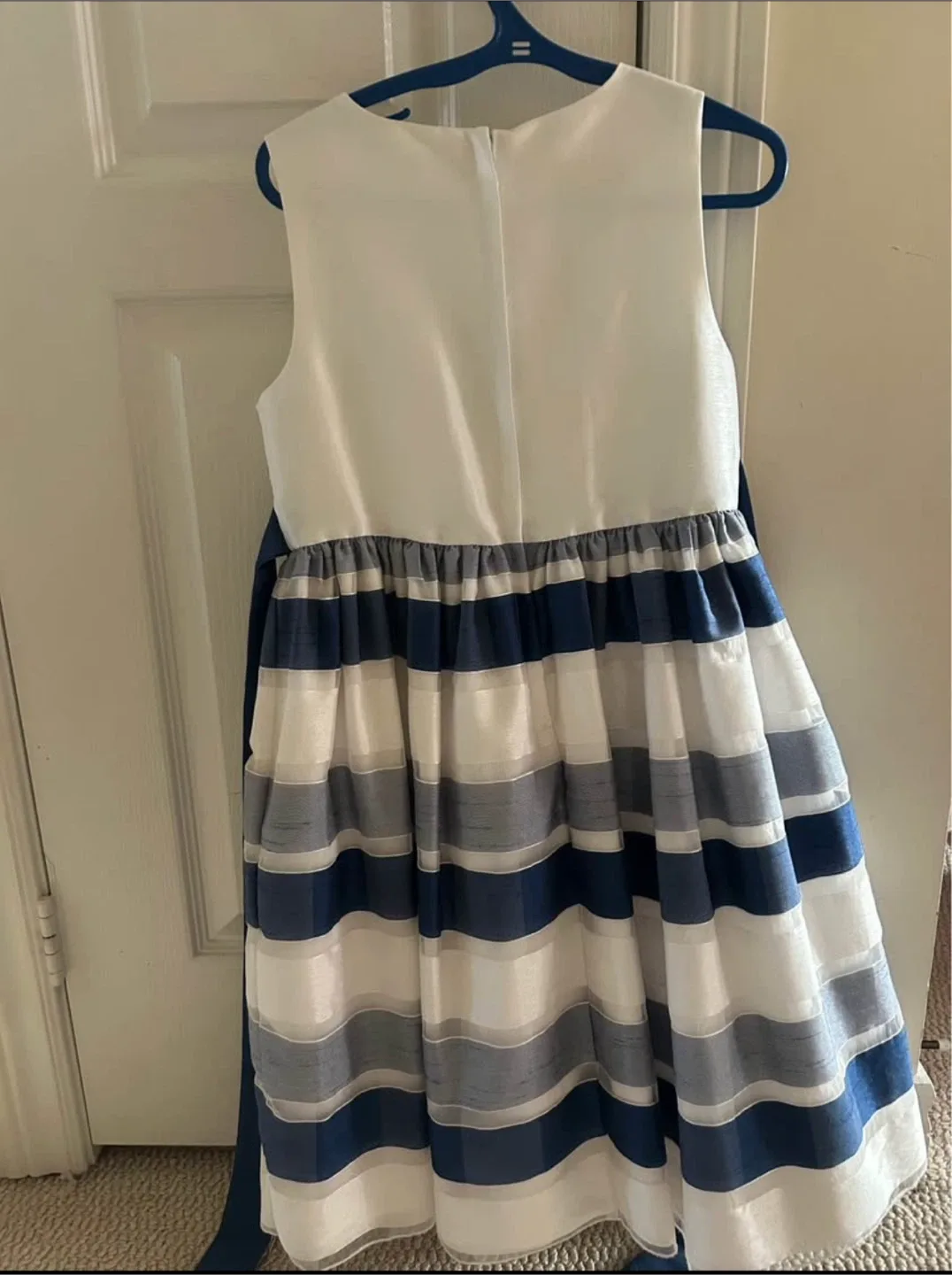 Cinderella Dress - Size 7 - White & Blue image indicator(2)