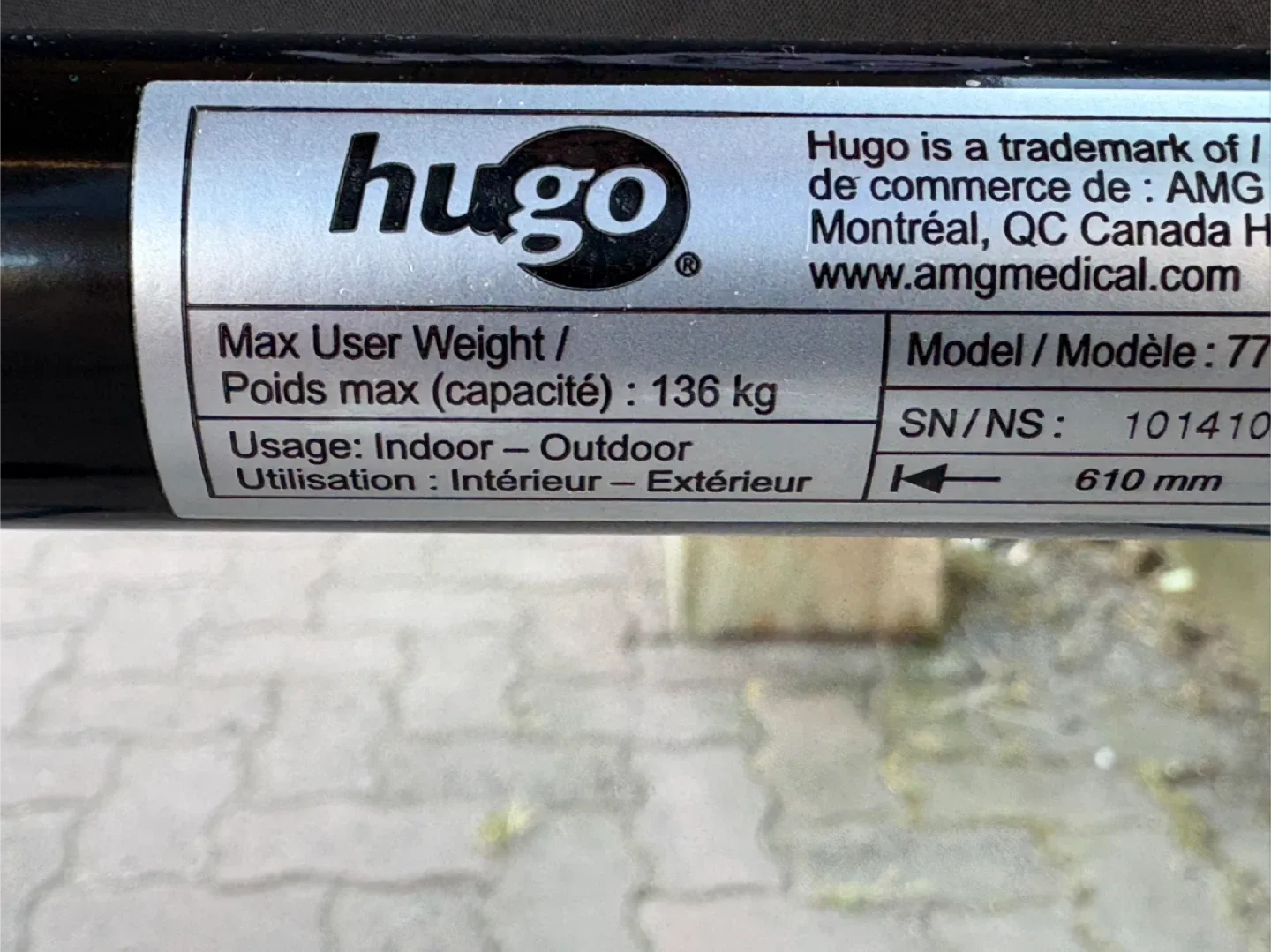 Hugo Rollator Walker - Blue image indicator(6)