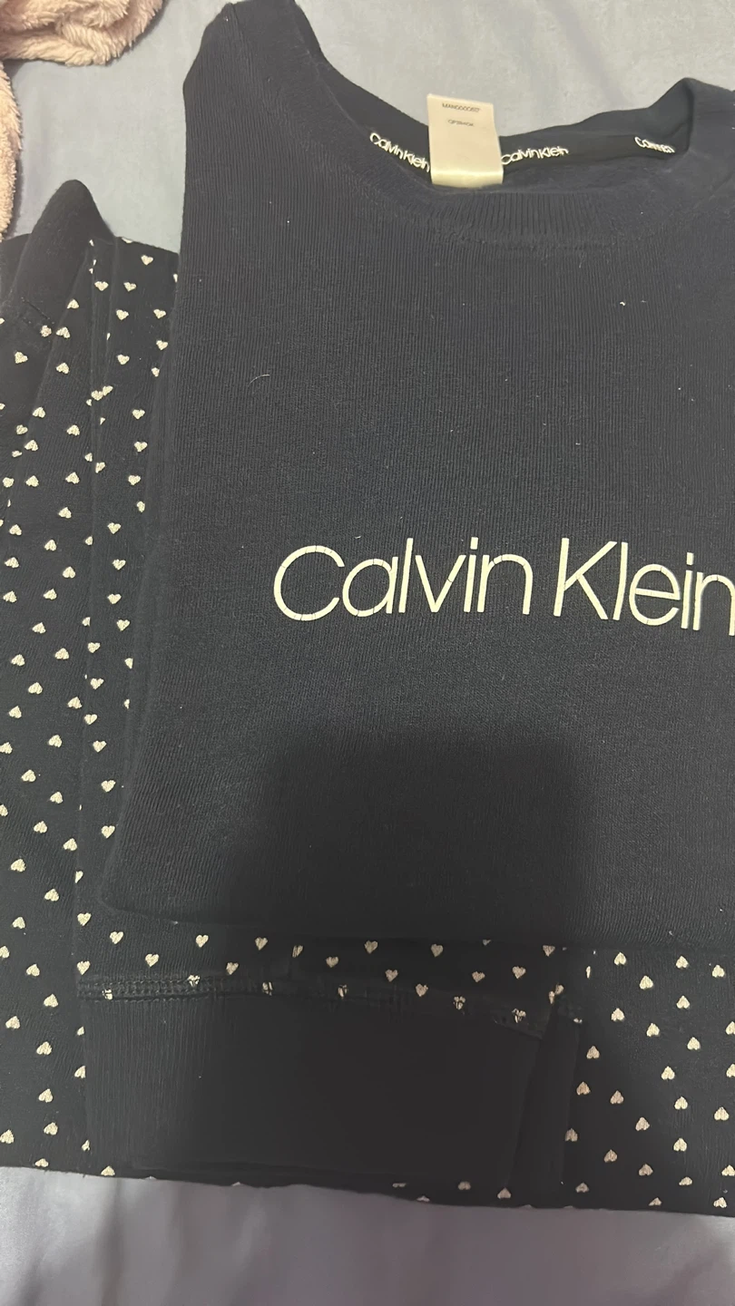 Calvin Klein Black Pajama Set