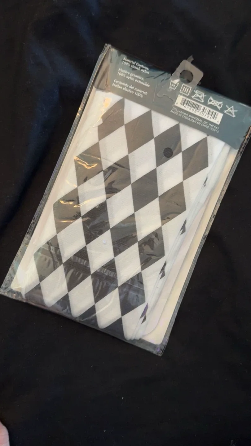 Halloween Printed Tights - Diamond Pattern thumbnail