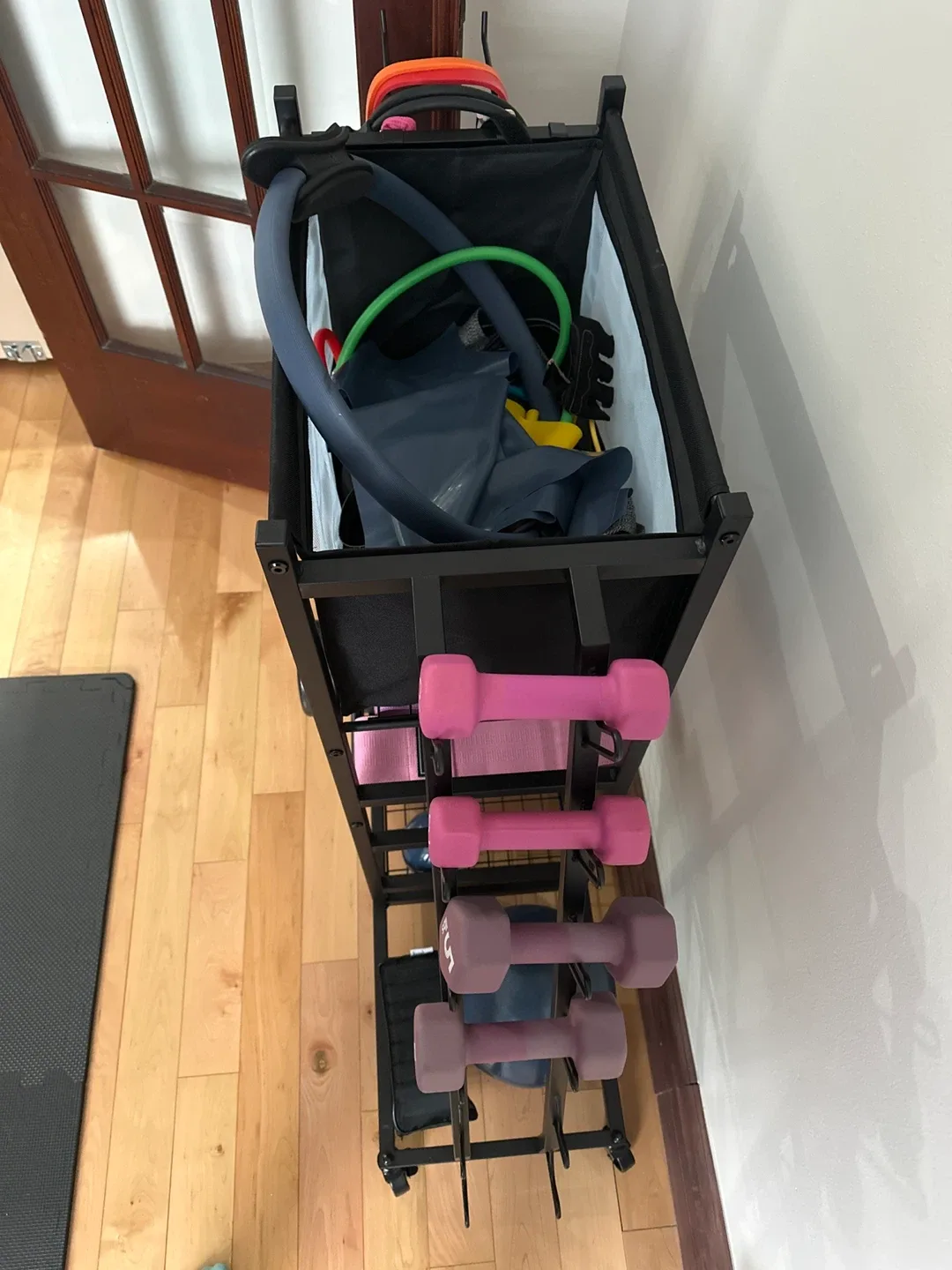 Fitness Equipment Storage Cart - Black image indicator(3)