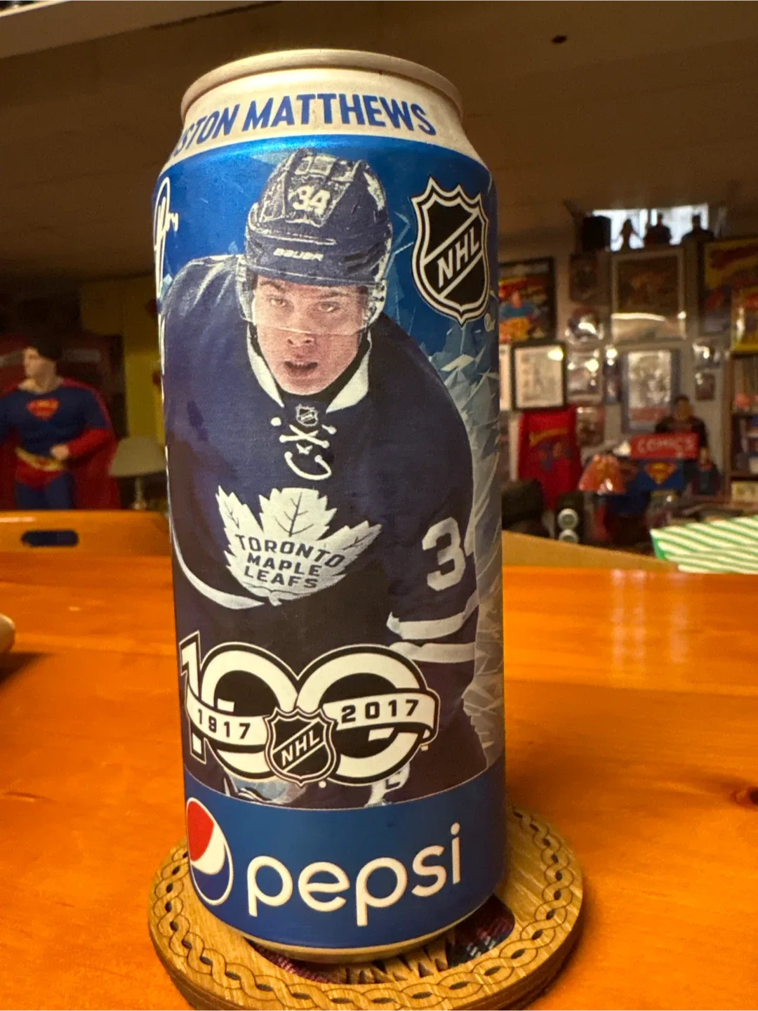 Auston Matthews Toronto Maple Leafs Pepsi Can image indicator(2)