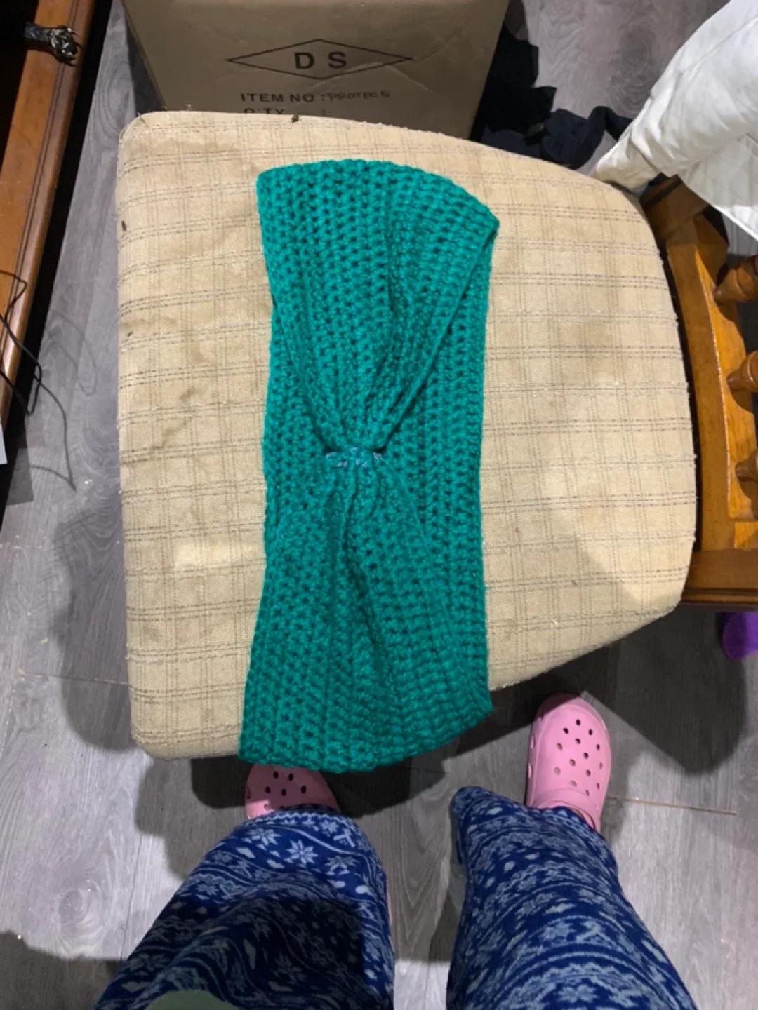 Handmade crocheted top