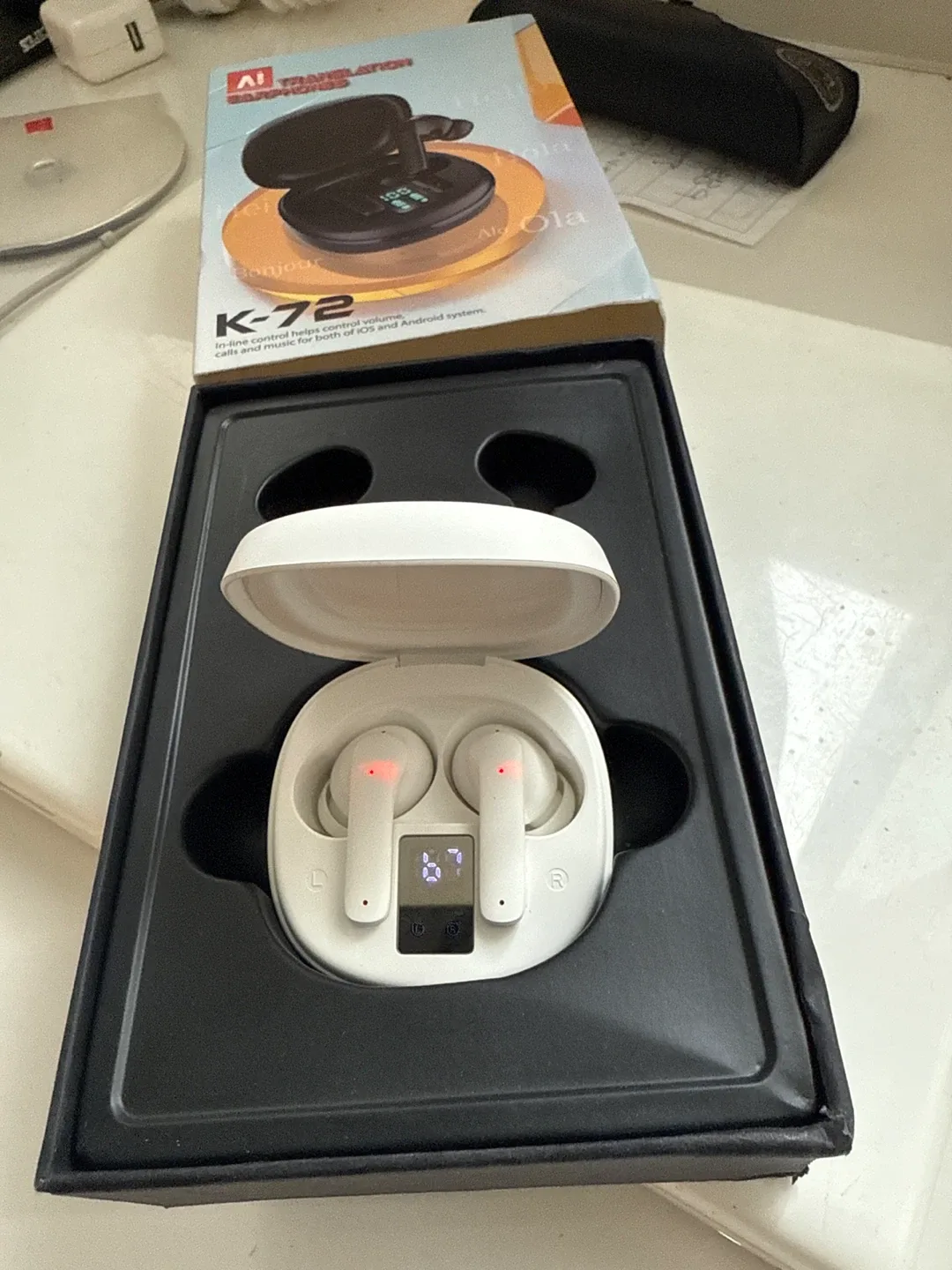 AI K-72 Translation Earphones - True Wireless Headset