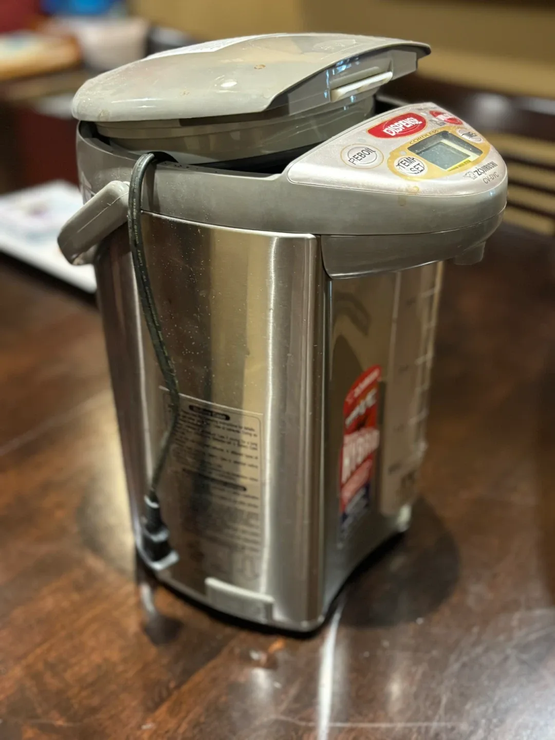 Zojirushi VE Hybrid Water Boiler & Warmer image indicator(2)